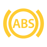 This is the anti-lock braking icon, the letters "ABS" in a circle.