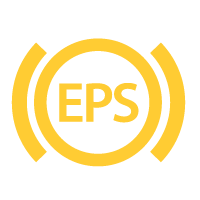 This is the electric power steering icon, the letters "EPS" inside a circle.